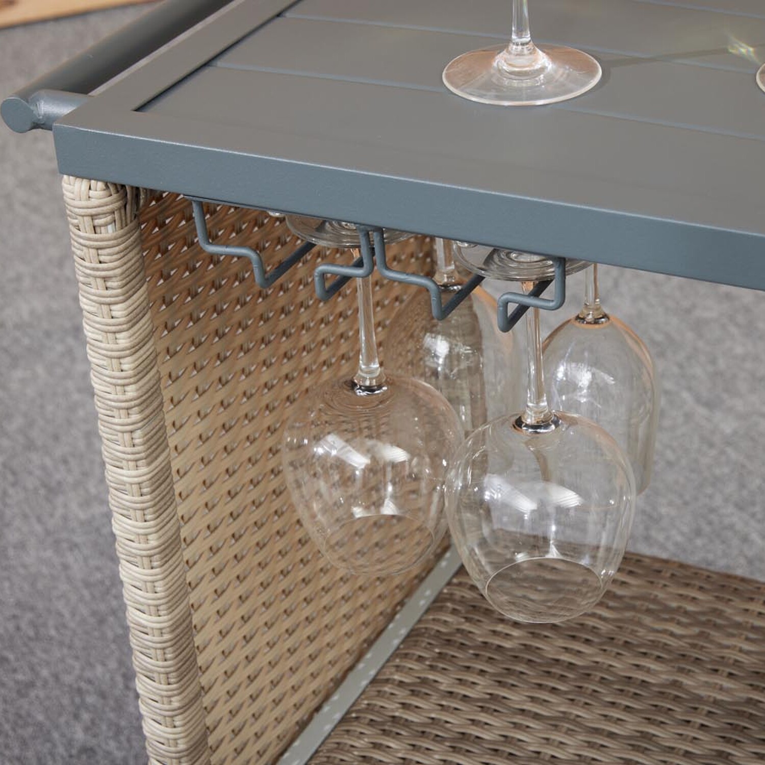 Malay Deluxe Malay Deluxe Natural Cambridge Service Cart Image 4