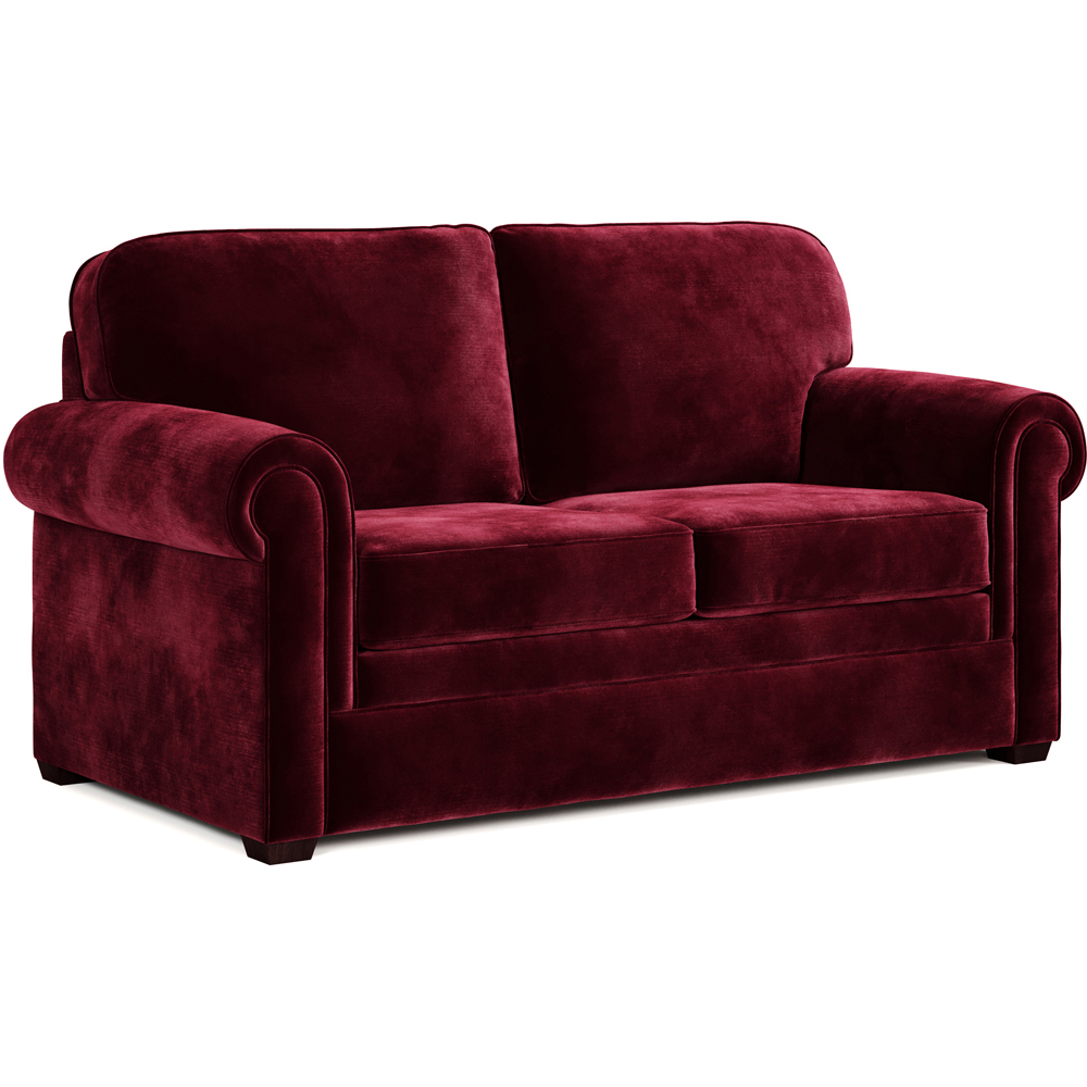Jay-Be Heritage 2 Seater Luxe Velvet Shiraz Sofa Bed with e-Pocket Mattress Image 2