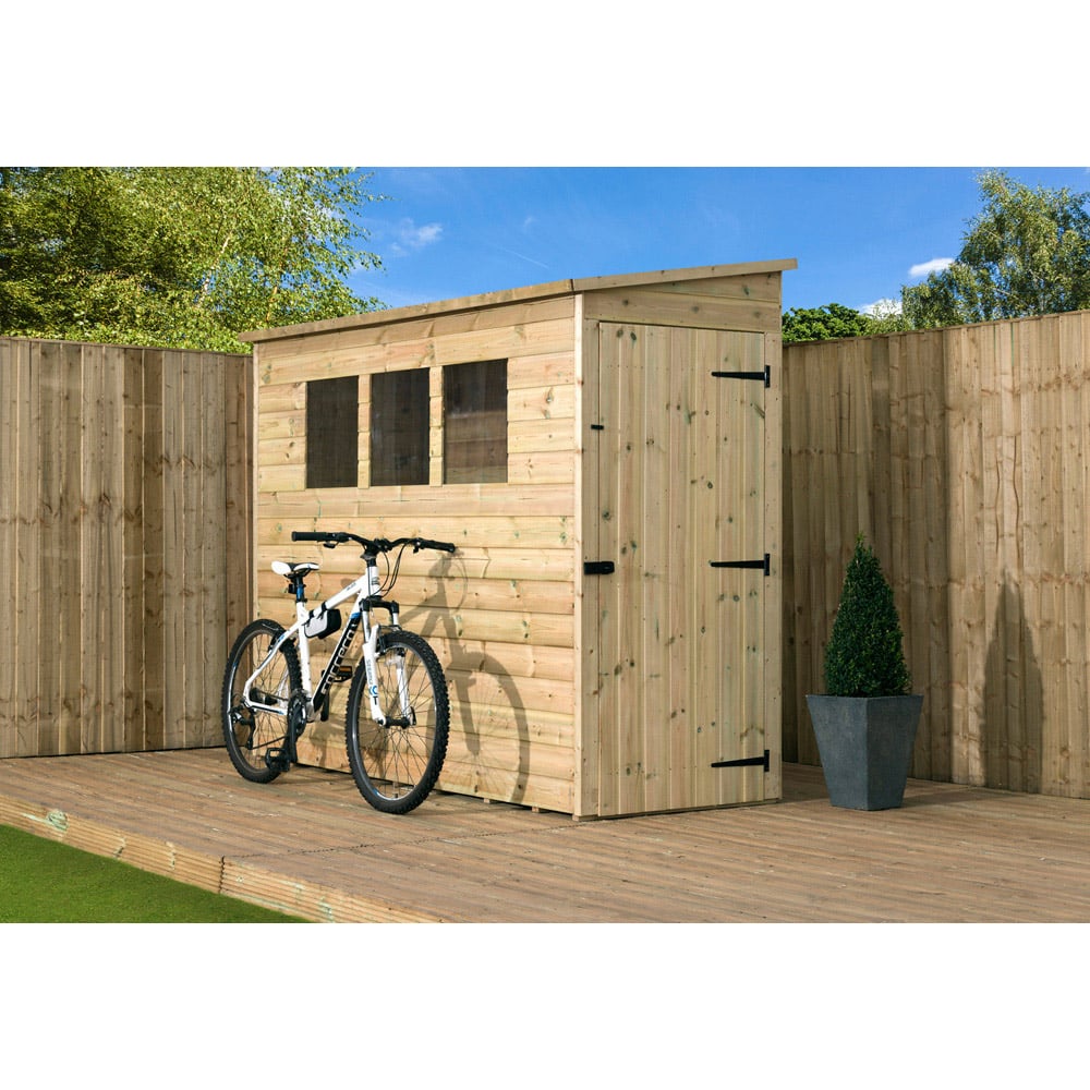 Empire Sheds 2800 8 x 3ft Tongue and Groove Wooden Pent Garden Shed Image 3