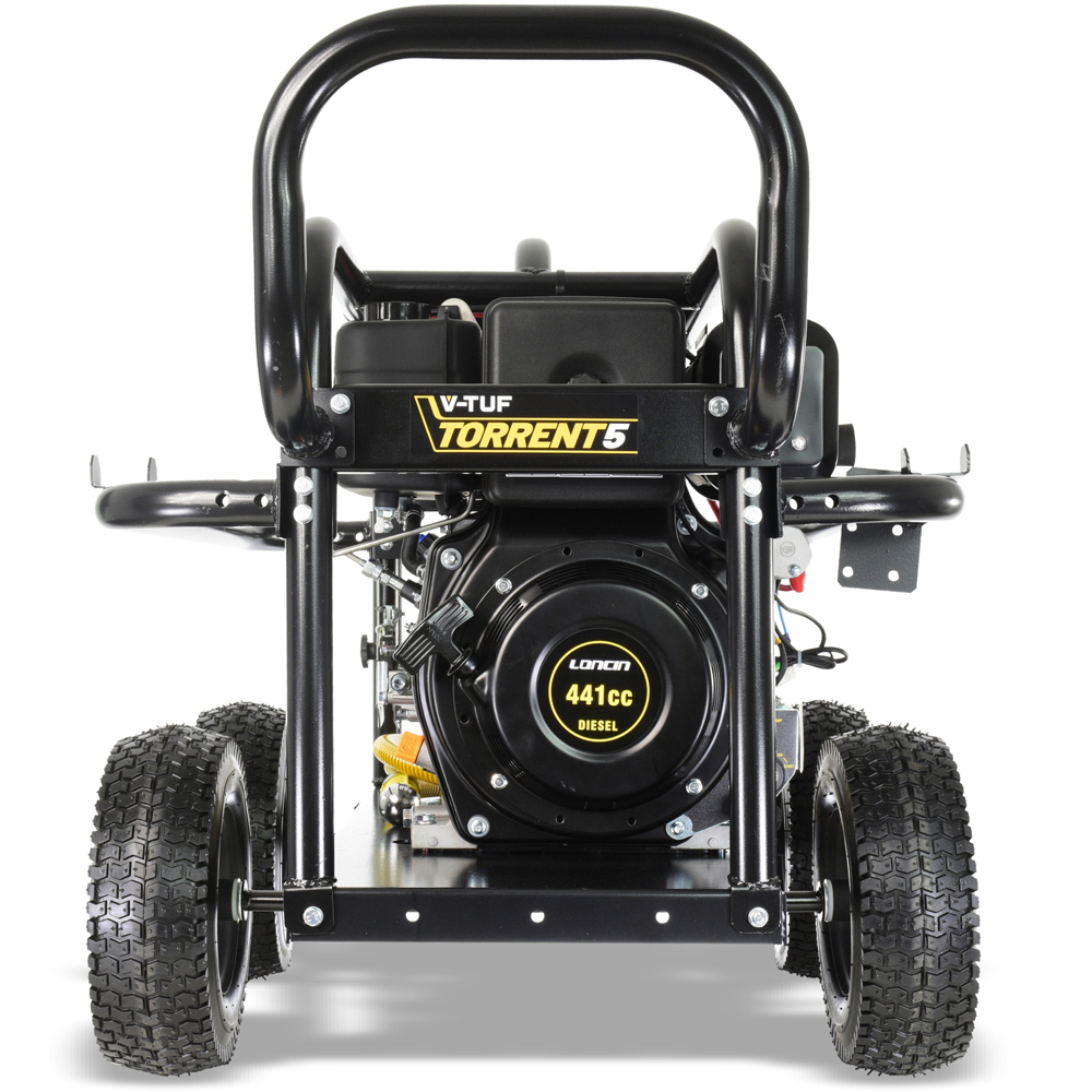 V-TUF TORRENT 5 10HP Industrial Electric Key Start Diesel Pressure Washer 200Bar Image 2