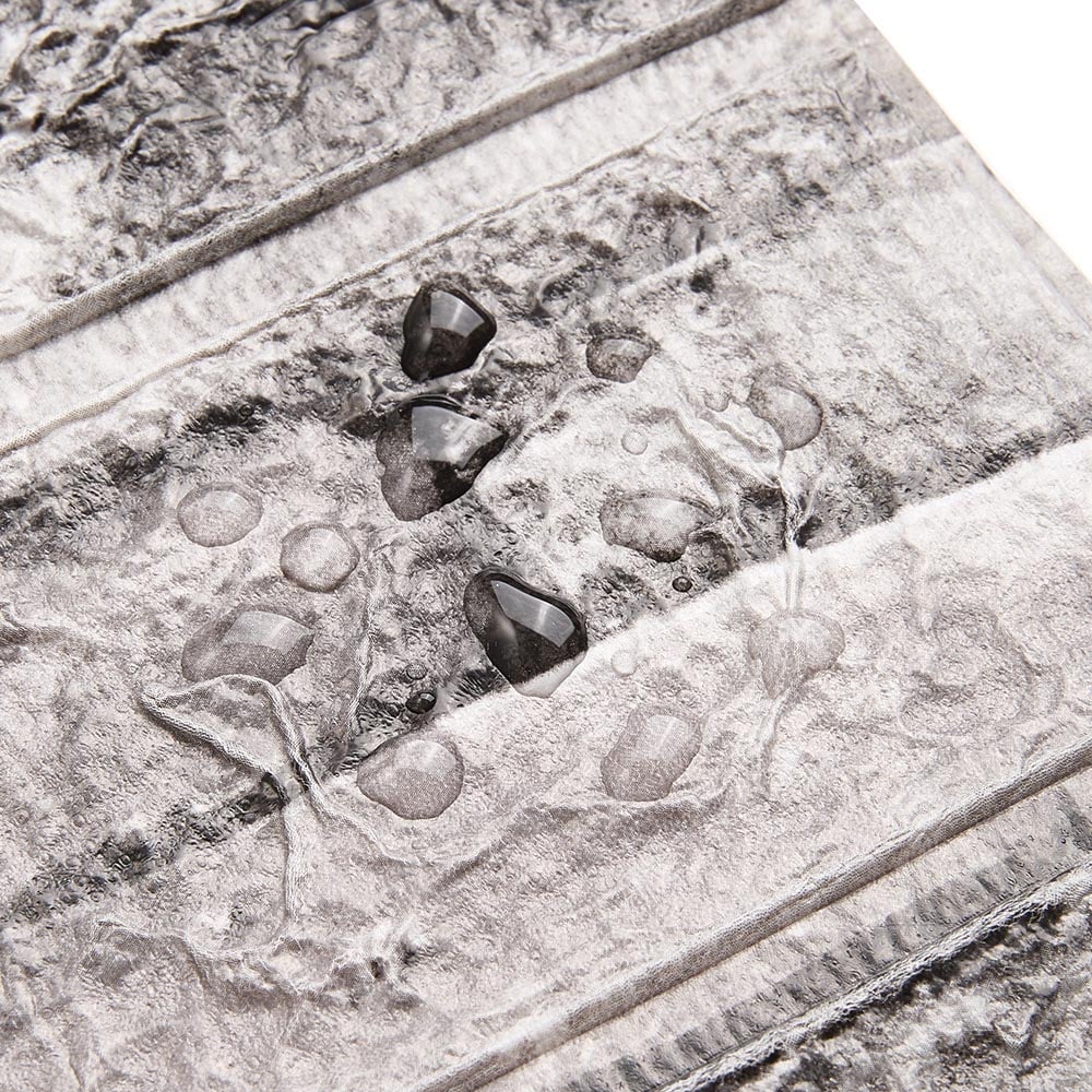 Living and Home 3D Brick Texture Grey Wall Sticker 15 Pack Image 5