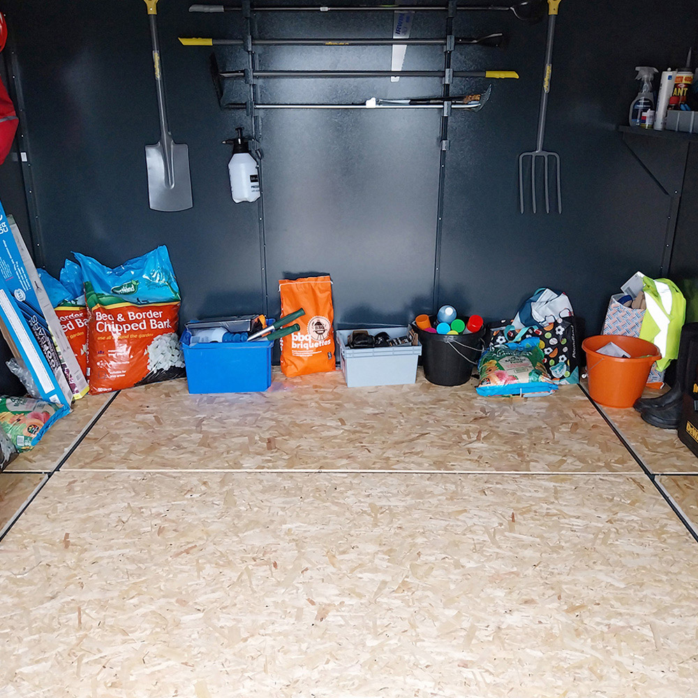 Asgard Garrison 10 x 14ft Double Door Grey High Security Apex Workshop Shed Image 5