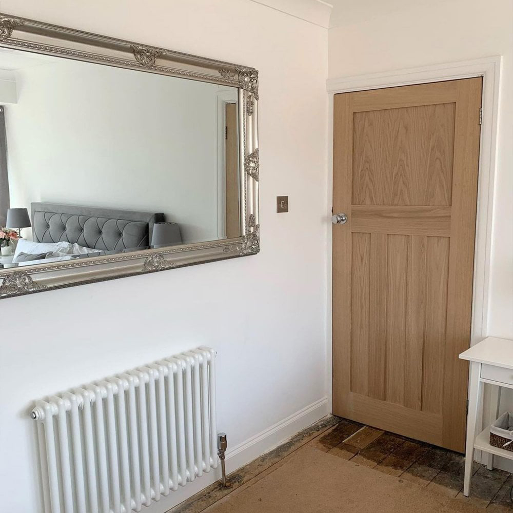 Oak Veneer 1930s DX 4 Panel Internal Door 2040 x 626 x 40mm Image 7