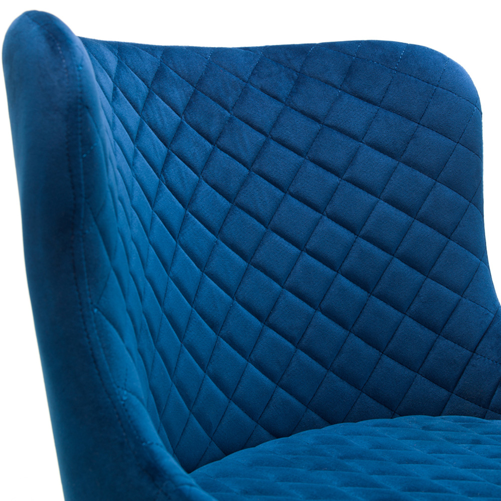 Julian Bowen Berwick 6 Seater Rectangular Dining Set with Low Bench Blue Image 6