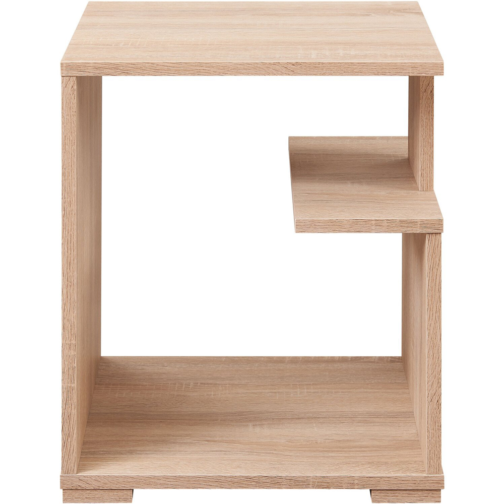 Boston Collection 2 Shelf Sonoma Oak Side Table Image 2