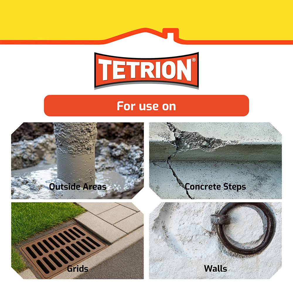 Tetrion Grey Masonry Repair Cement 2kg Image 5