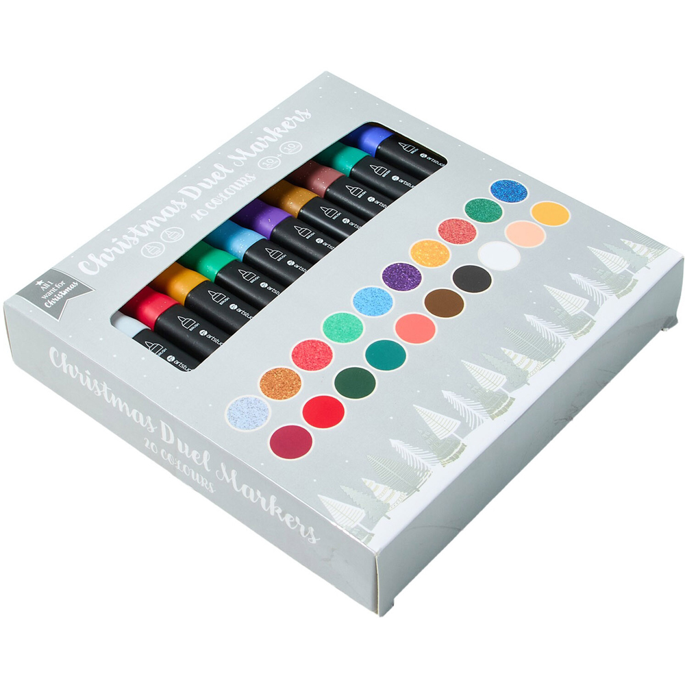 Pack of 10 Christmas Dual Markers Image 4