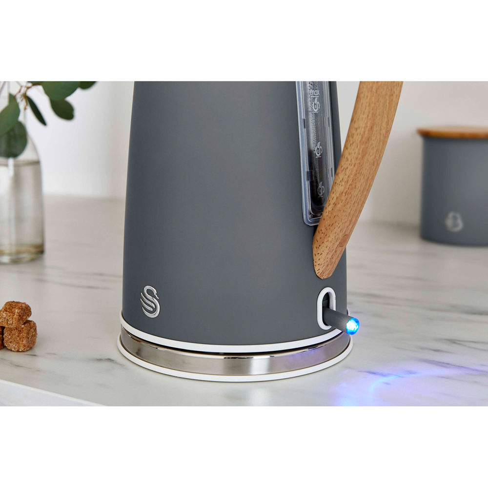 Swan Nordic EEJB152 Grey 4 Slice Toaster and 1.7L Kettle Bundle Image 5