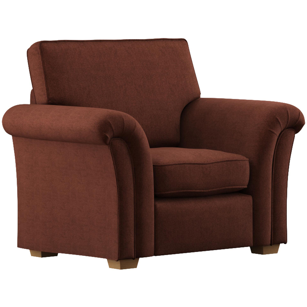 Castleacre Venice Brick Fixed Back Armchair Image 2