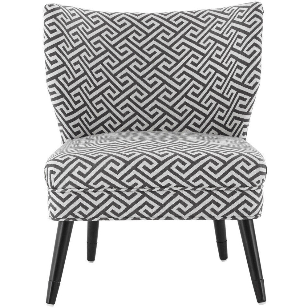Premier Housewares Regents Park Greek Key Design Accent Chair Image 5