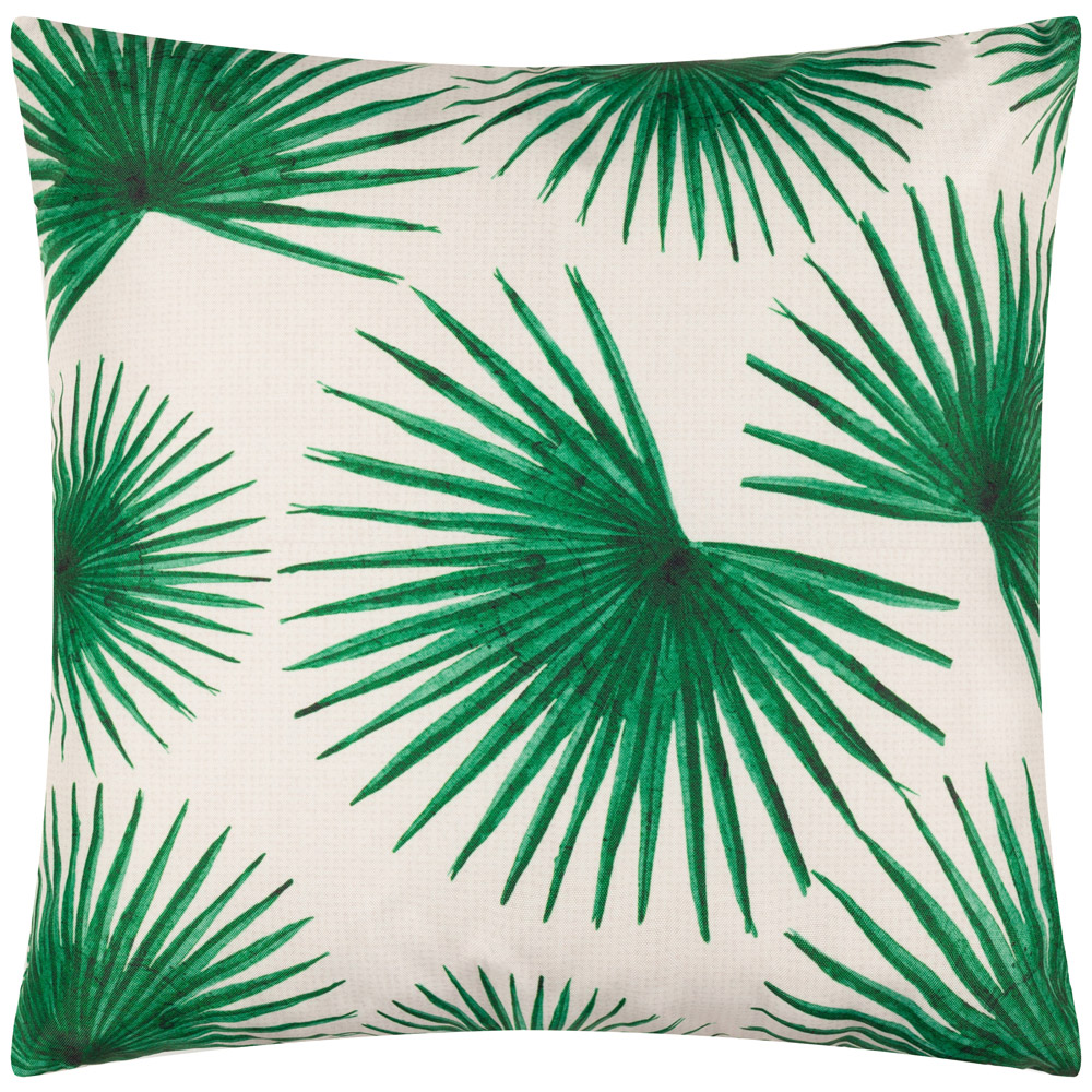 furn. Agave Green Tropical Polyester Filled Outdoor Cushion 45 x 45cm Image 1