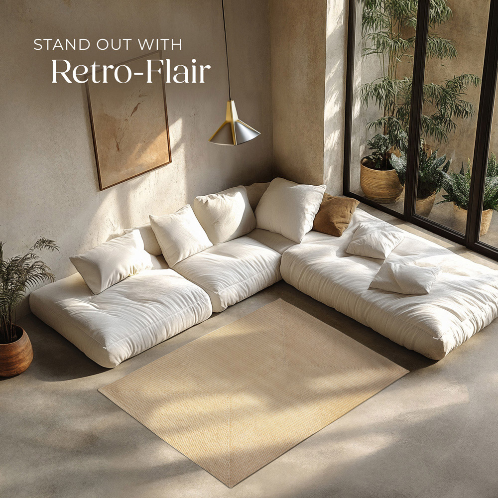 tectake Easy Care Woven Rug 170 x 120 x 0.5cm Image 3