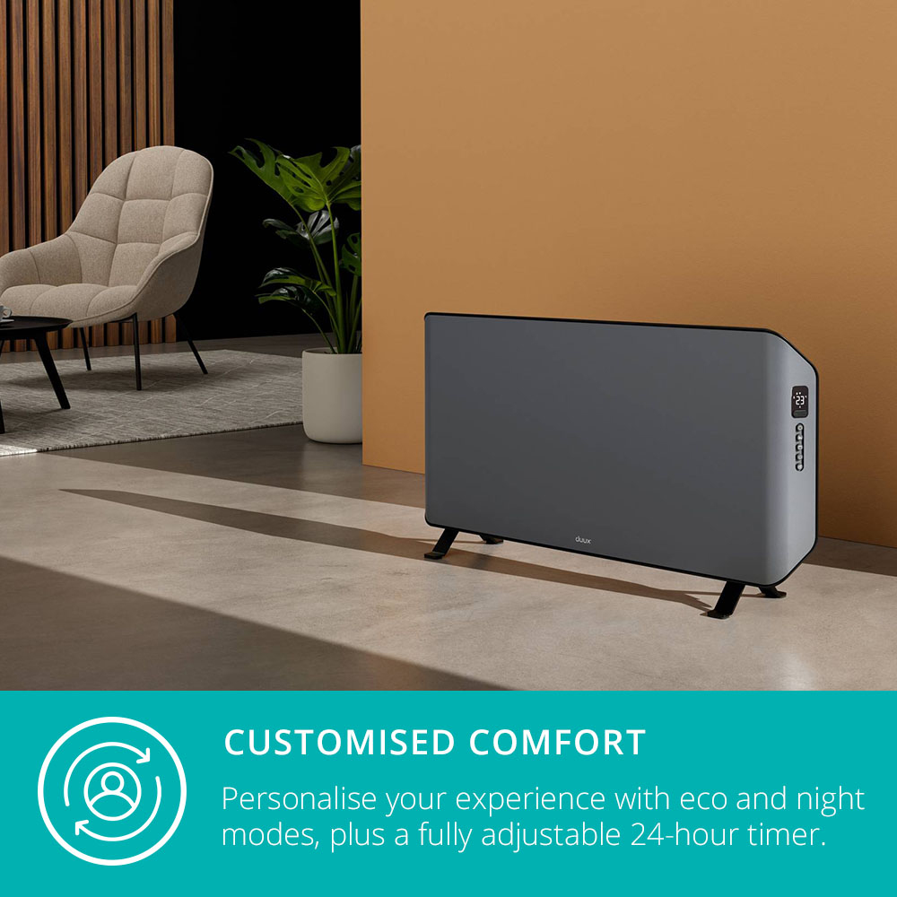 Duux Edge Smart Grey Convector Heater 2000W Image 5