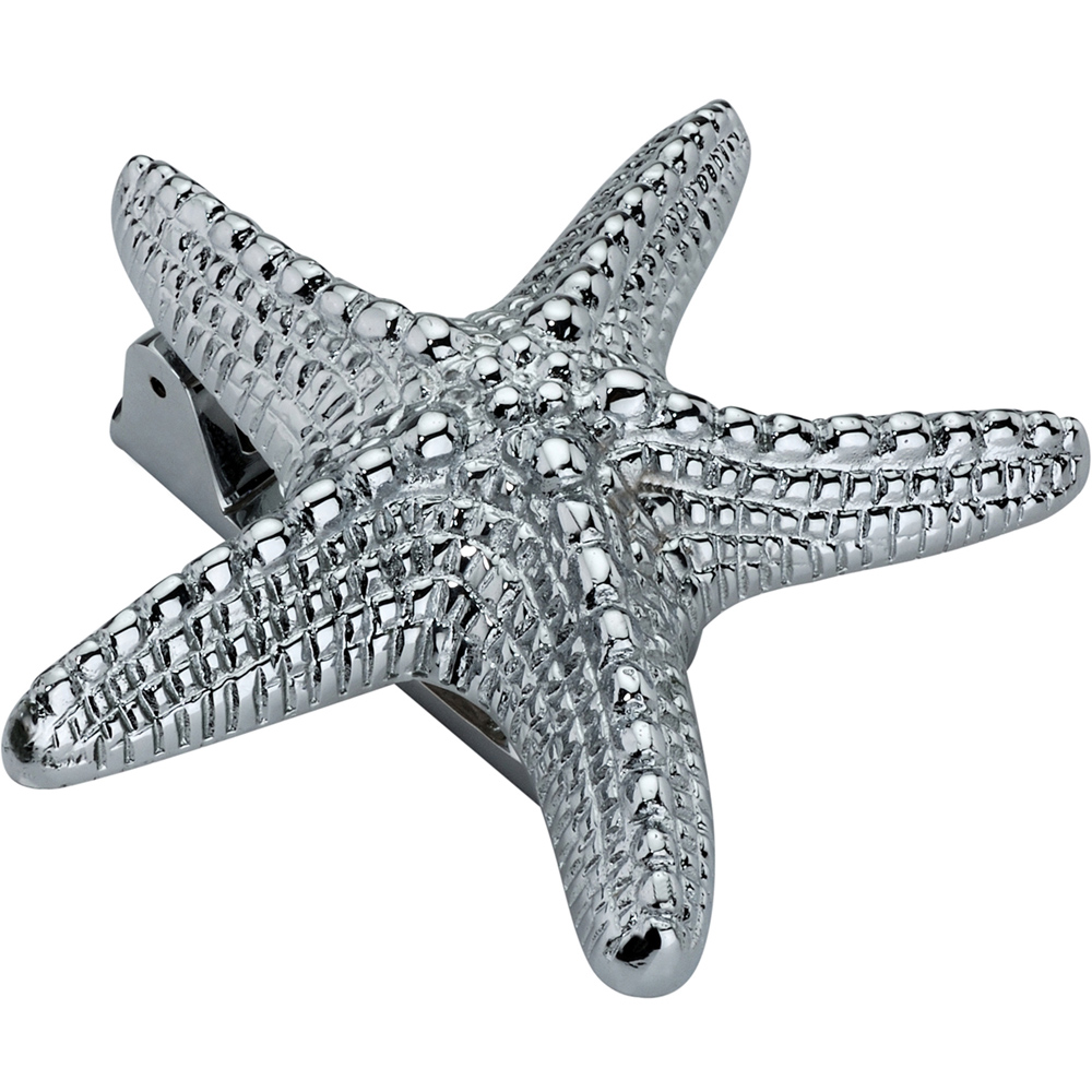 Spira Brass Polished Chrome Starfish Door Knocker Image 3