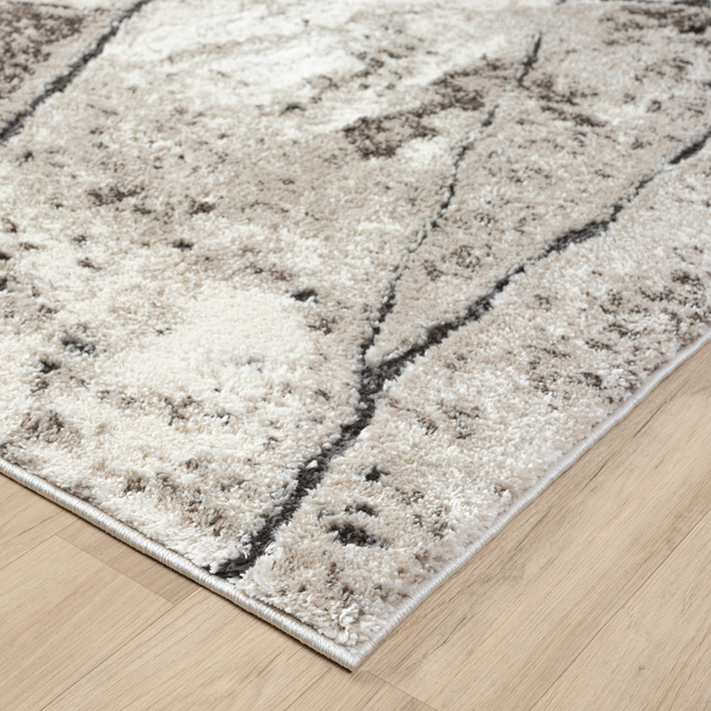 Desire Rugs Eleanor Mocha Slate Embossed Rug 160 x 230cm Image 4