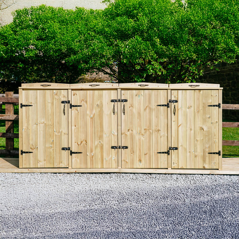 The Garden Village Chatburn 6 Recycle Box Single Wheelie Bin Image 2