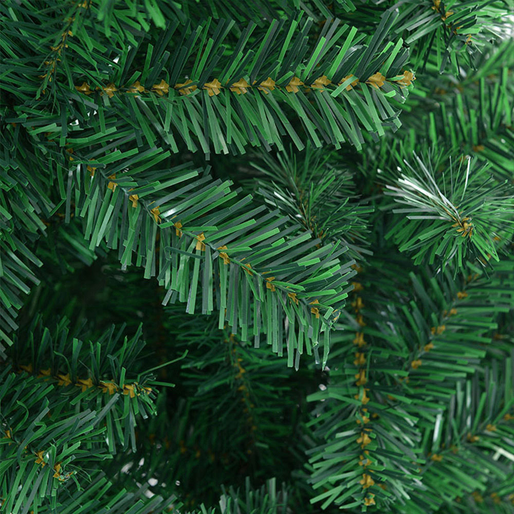 Living and Home Metal Stand Green Artificial Christmas Tree 6.8ft Image 4