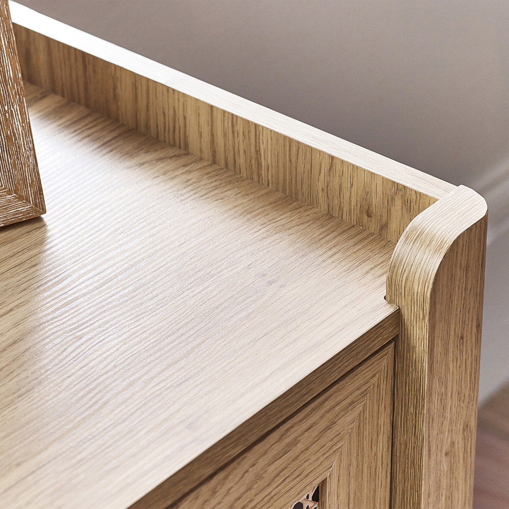 Julian Bowen Sydney 6 Drawer Rattan Effect Wide Chest of Drawers Image 9