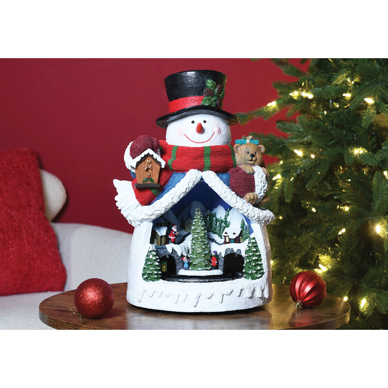LED Christmas Snowman Decoration - Multicolour Image 4
