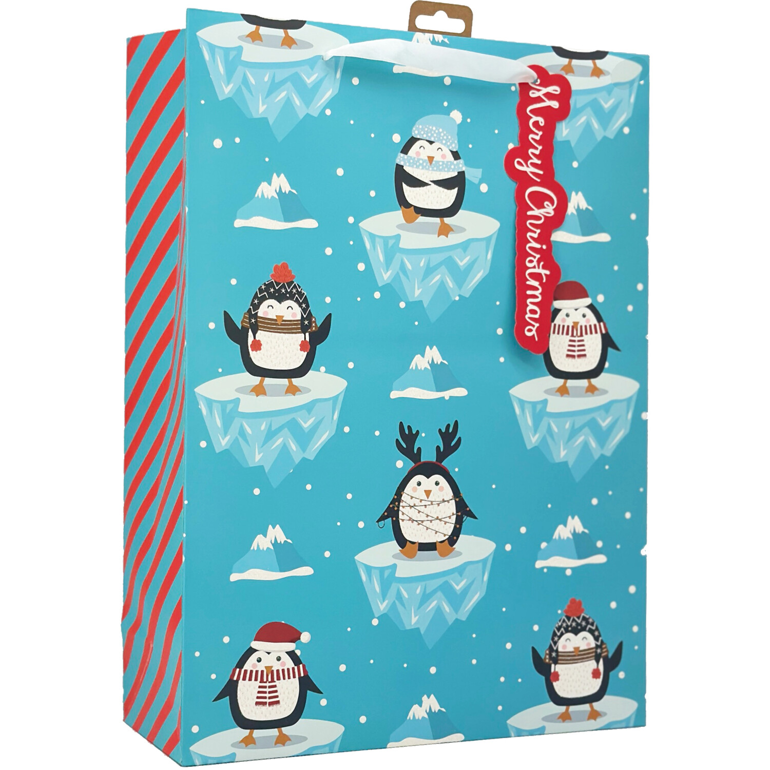 Penguin Gift Bag Blue Image 2