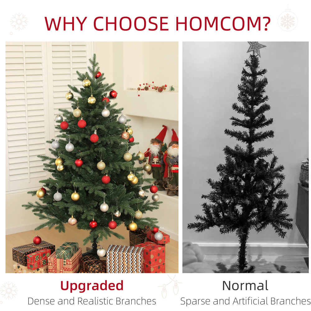 Everglow Green Artificial Spurce Christmas Tree 5ft Image 5