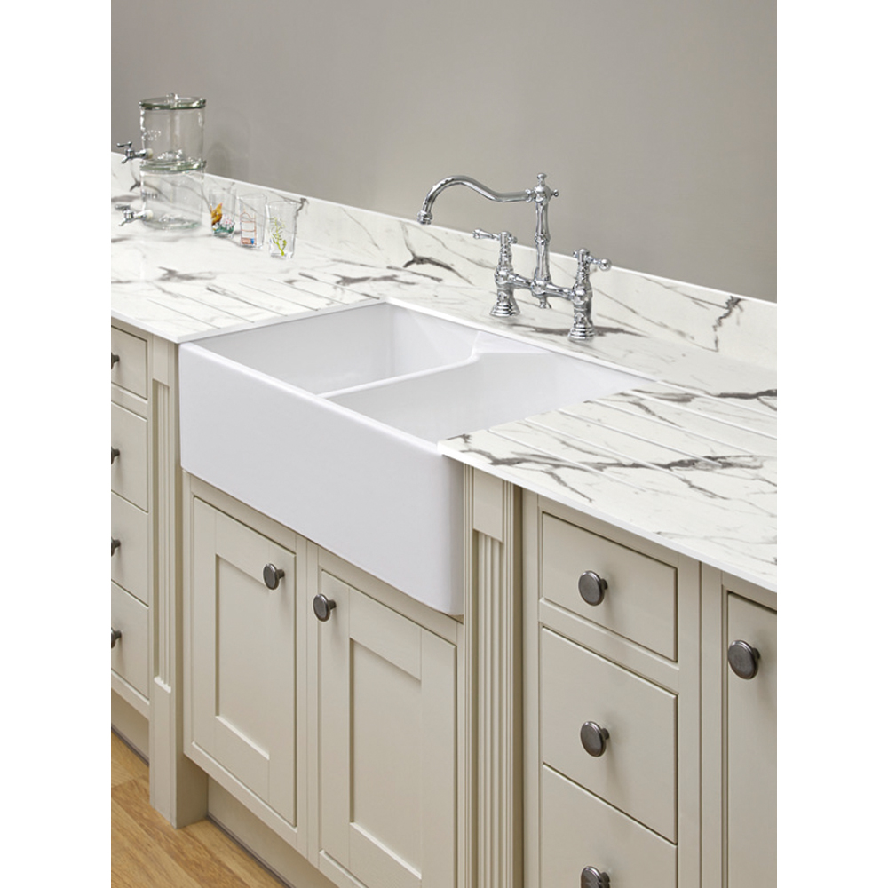 Zenith Marbre Veneto Laminate Kitchen Breakfast Bar 3000 x 950 x 12.5mm Image 5