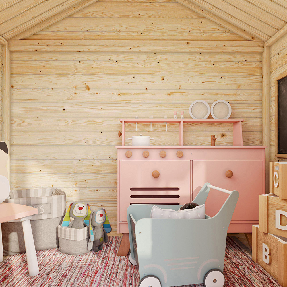 Palmako Toby 6.9 x 9.3ft Kids Wooden Playhouse Image 5