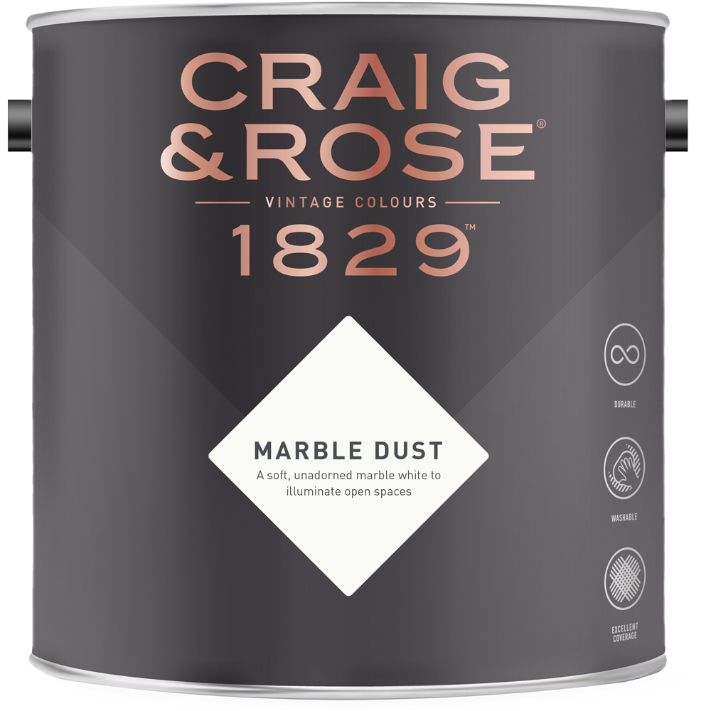 Craig & Rose Kitchen and Bathroom Marble Dust Eggshell Paint 750ml Image 2