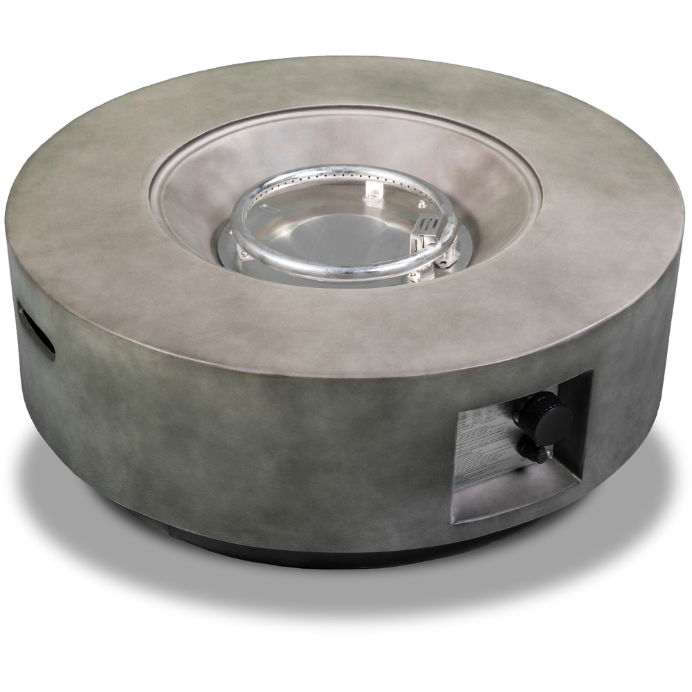 MDA Designs Fusion Dark Stone Propane Outdoor Firepit Image 3