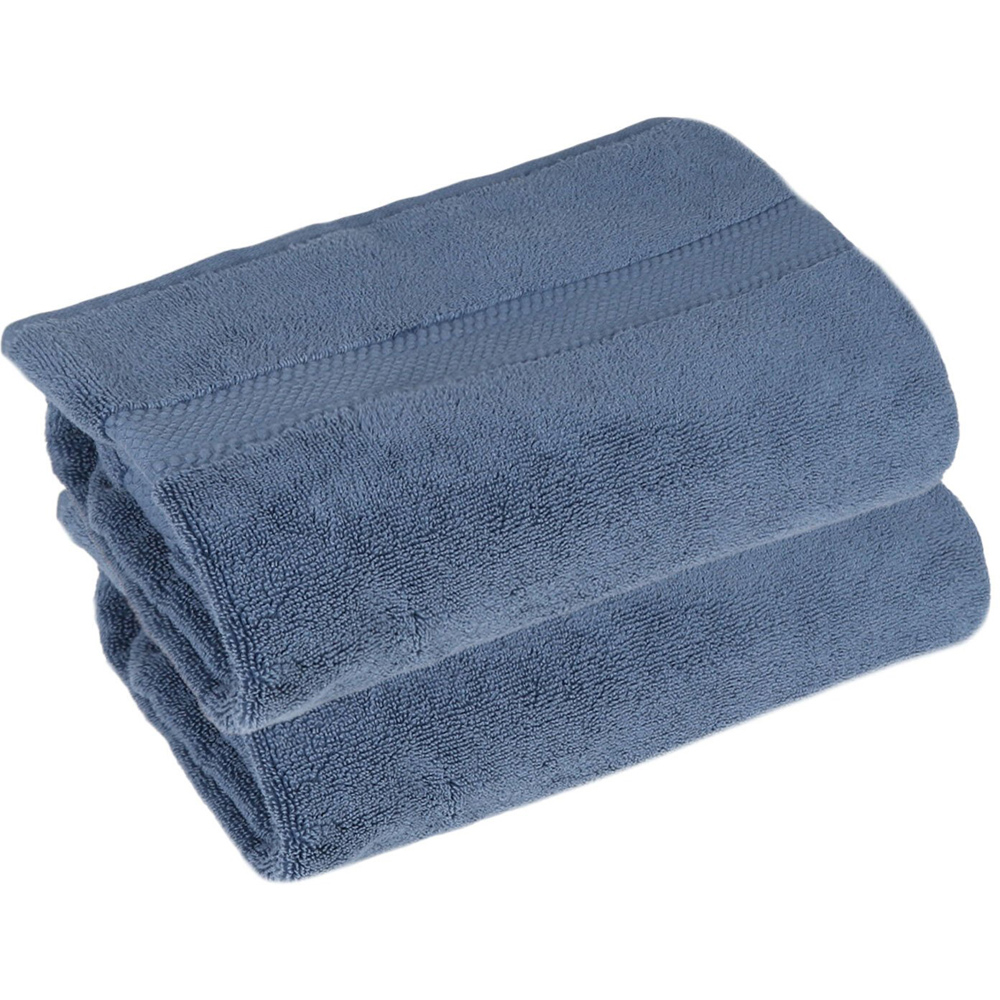 Deluxe Cotton Denim Hand Towel Image 1