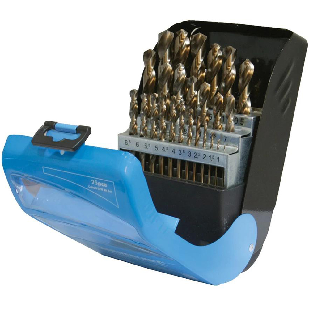Silverline 1 - 13mm Cobalt Drill Bit 25 Piece Set Image 2