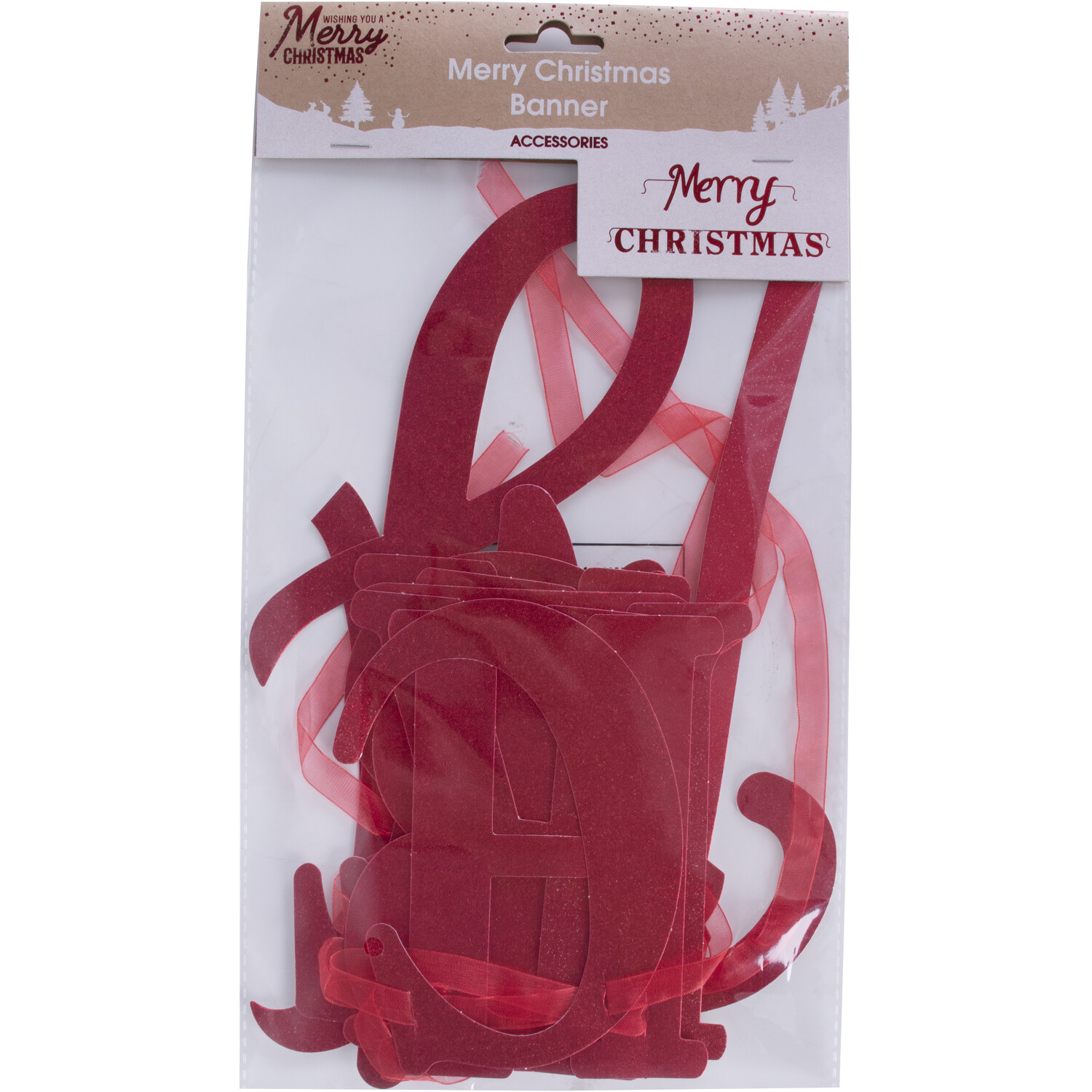 Christmas Banner - Red Image