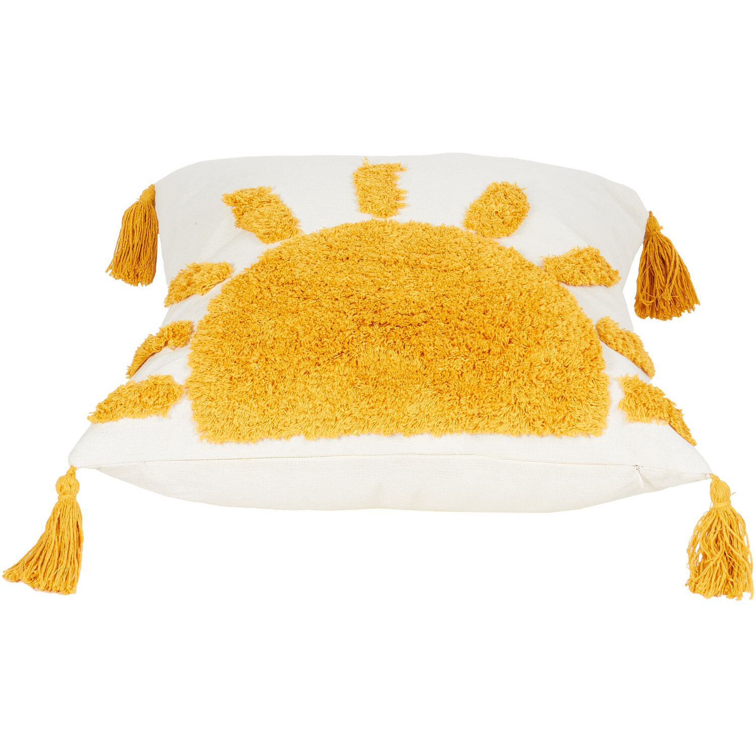Divante Soleil Tufted Cushion - Yellow Image 3