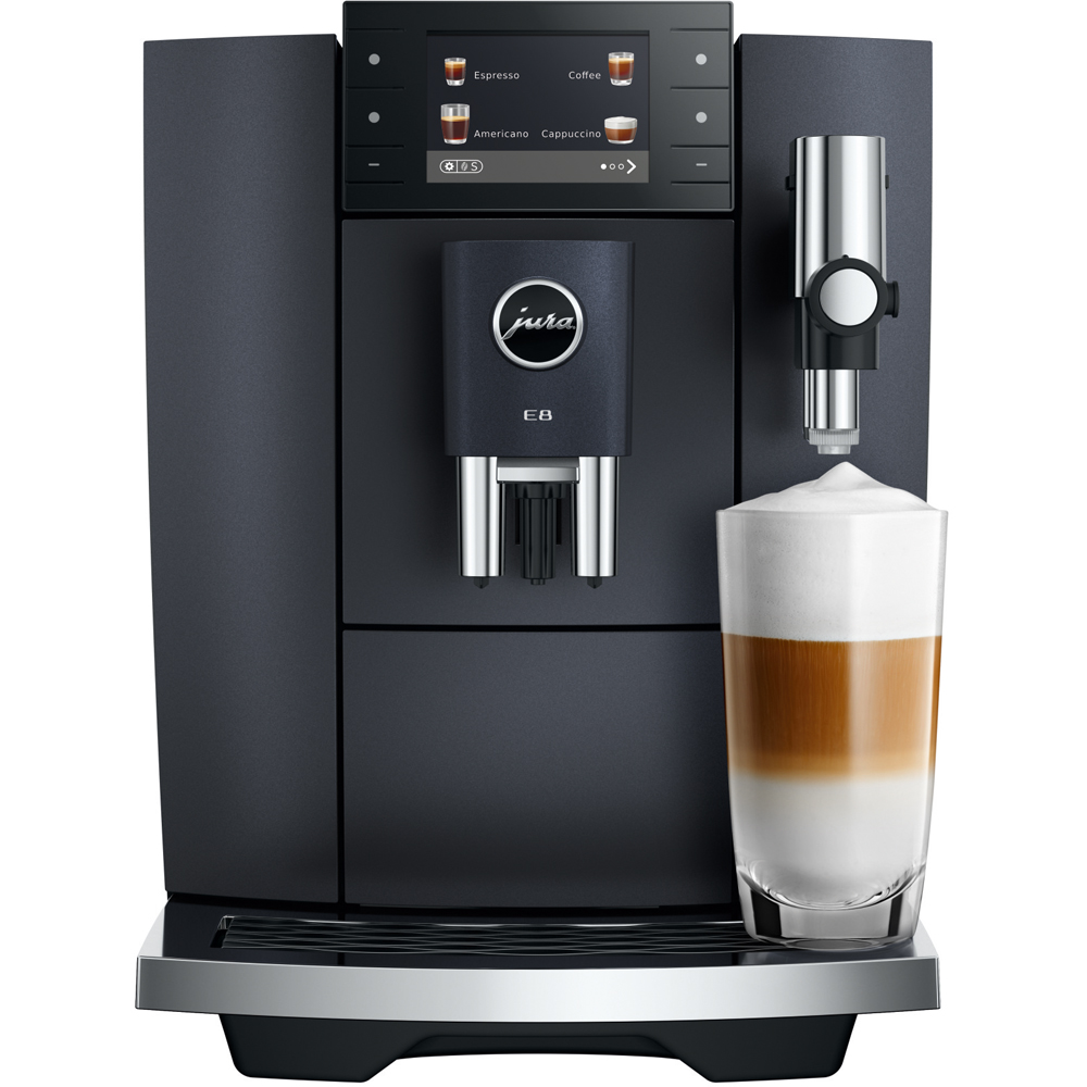 Jura E8 15840 Cosmic Black Bean-to-Cup Coffee Machine Image 2