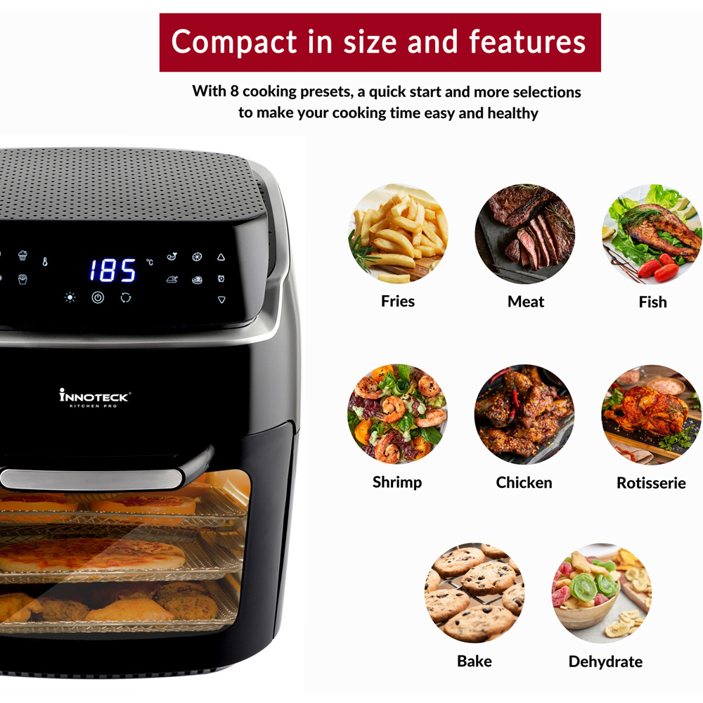 Innoteck Kitchen Pro 12L Digital Air Fryer Oven 1800W Image 8