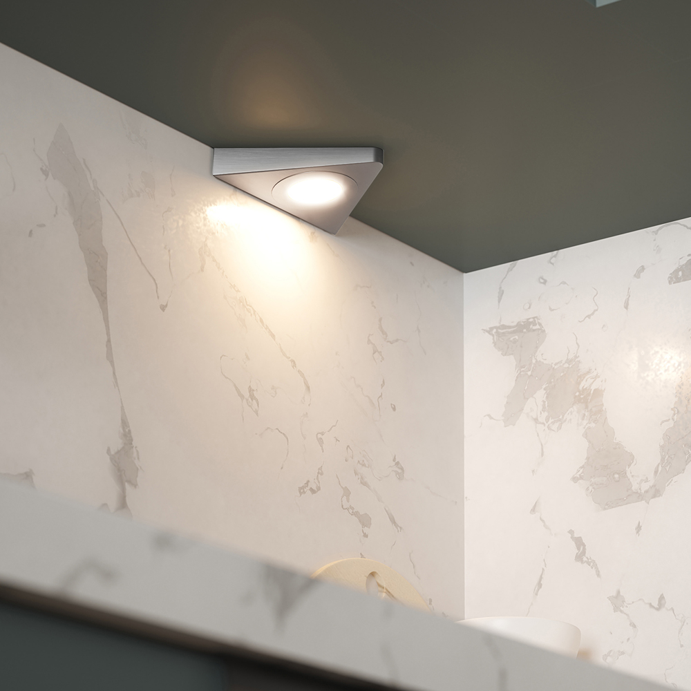 Sorrelis Oberon Tri Light Natural White 3 Underside Cabinet Light Kit Image 2