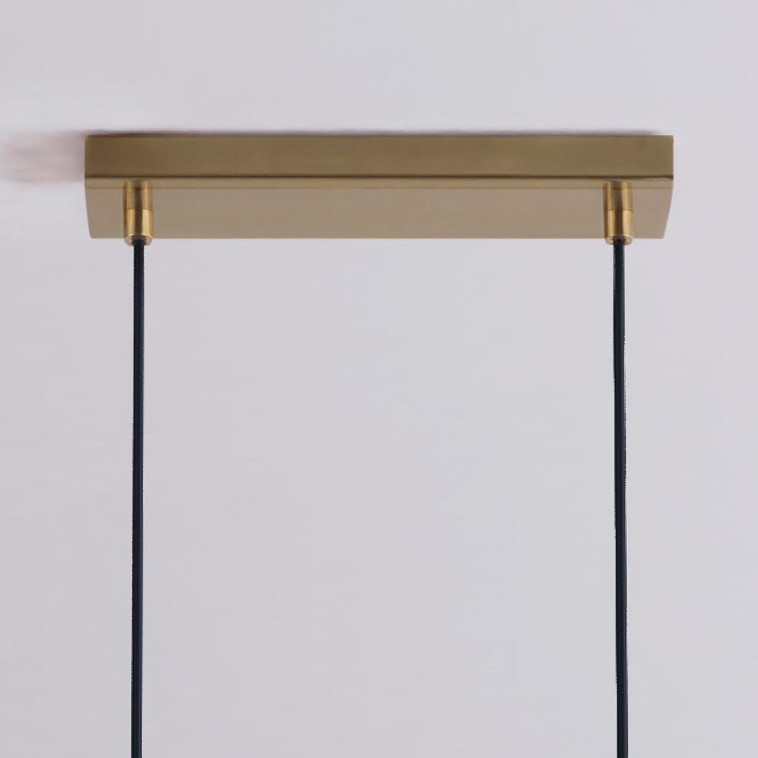 3 Light Flower Ceiling Fitting Champagne Image 5