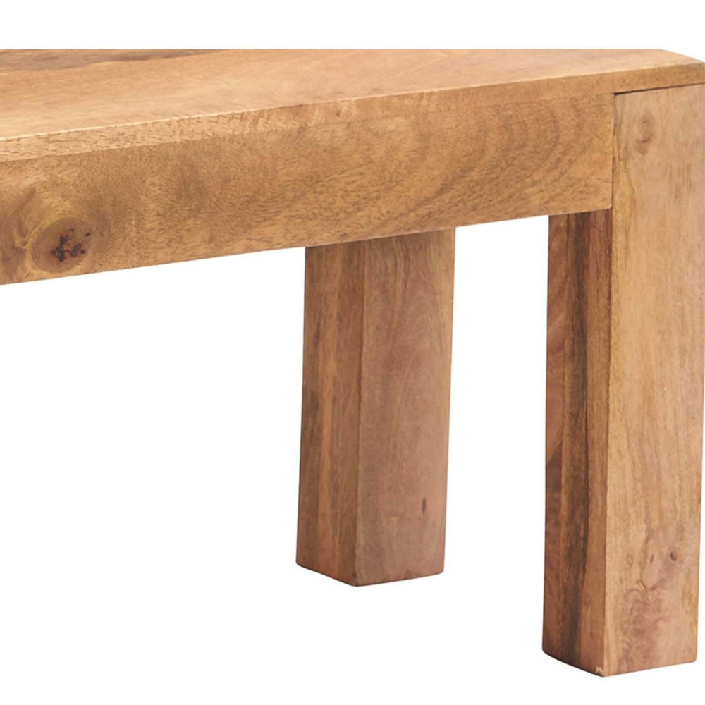 Brooklyn Napoli Toko 2 Seater Light Mango Dining Bench Image 3