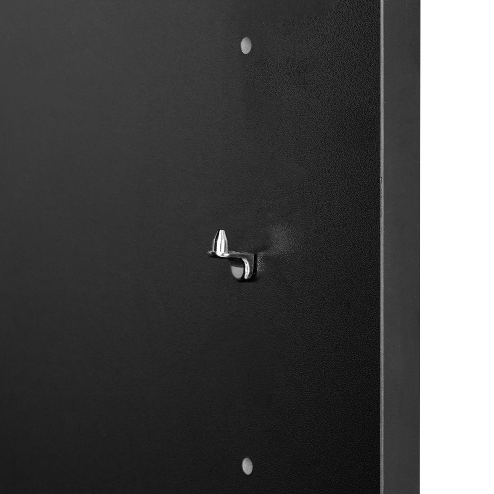 tectake Lexi 5 Shelf Black Bookshelf Image 6