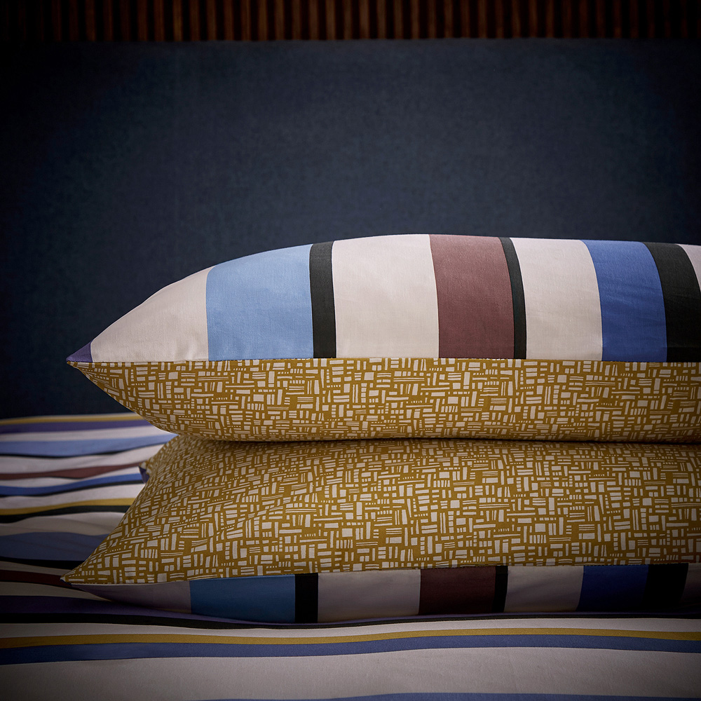 Helena Springfield Juna King Size Multicolour Stripe Duvet Set Image 5