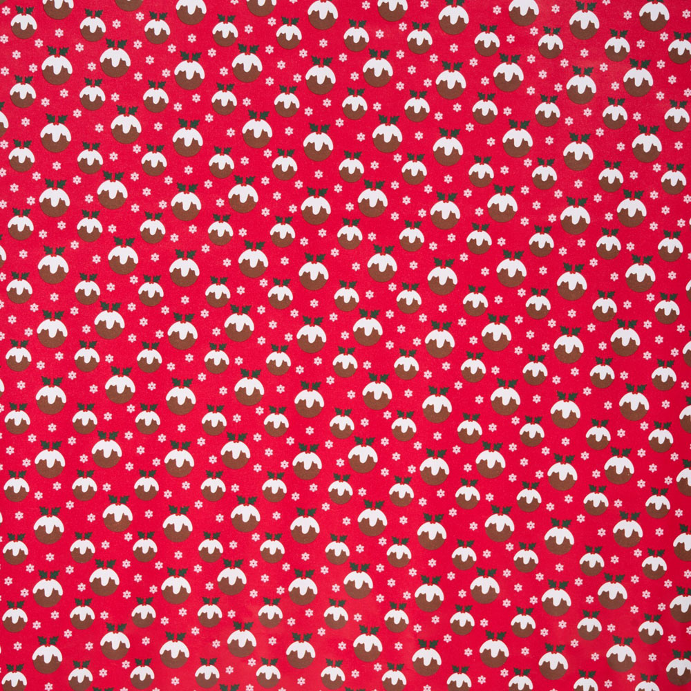 Christmas Pudding Gift Wrap Image 4