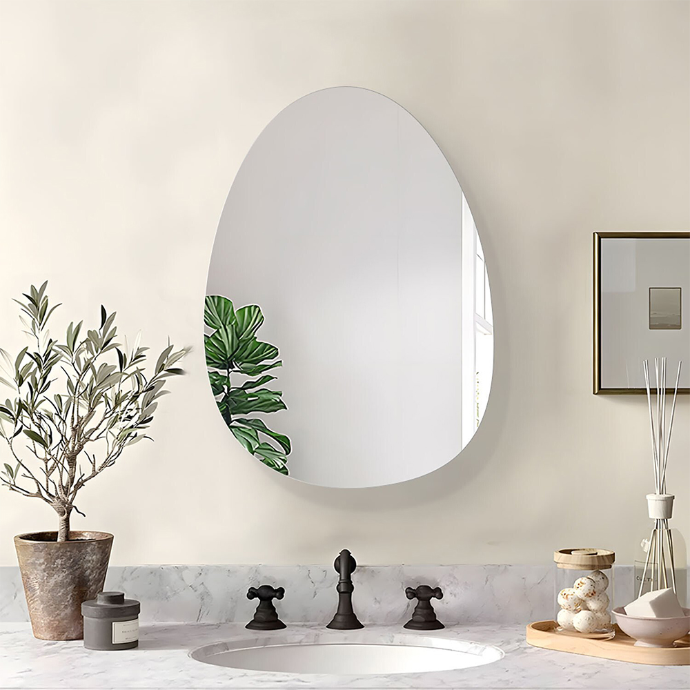 Denver Bathroom Mirror Cabinet - Silver Image 3