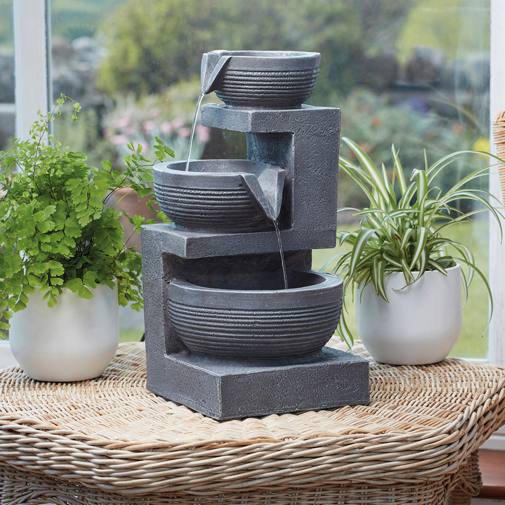 Garden Gear 3 Tier Bowl Water Feature Image 7