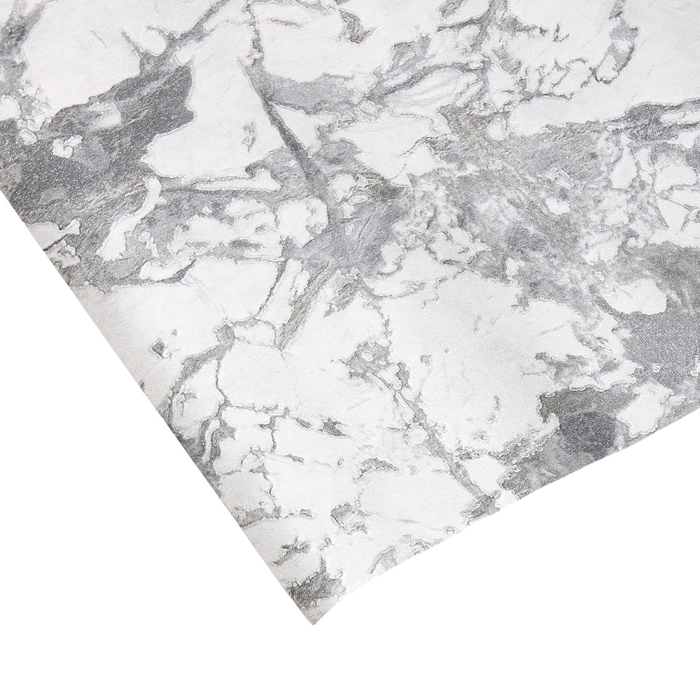 Living and Home Stone-Inspired Rectangle 3D Embossed Grey Non-Pasted Wallpaper Image 5