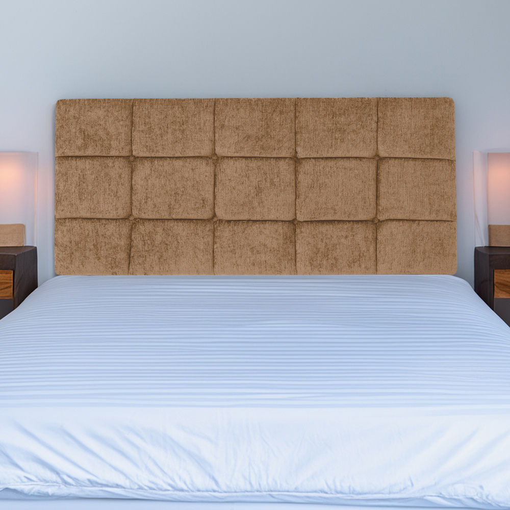Bedmaster Pearl Double Mink Chenille Squared Headboard Image 1