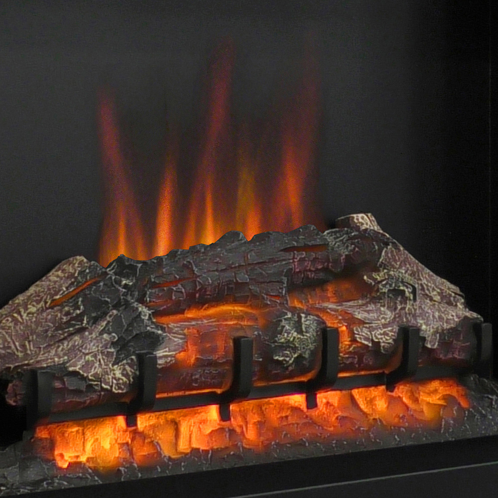 Be Modern Linmere Soft White Timber Electric Fireplace Suite 44 inch Image 5