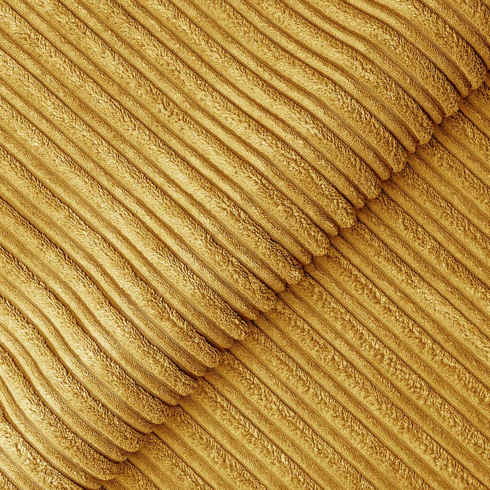 Luxor Single Seater Mustard Jumbo Cord Armchair Image 5