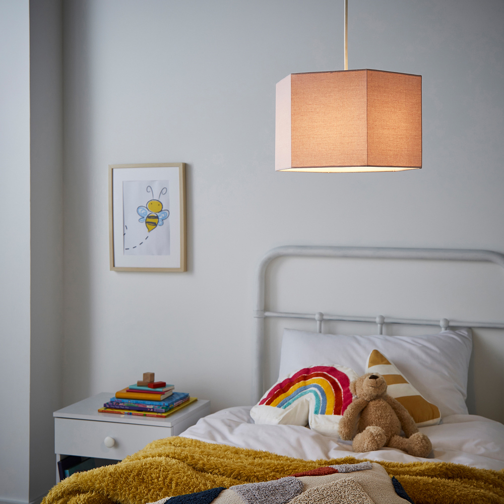 Glow Hex Pink Hexagon Lamp Shade Image 2