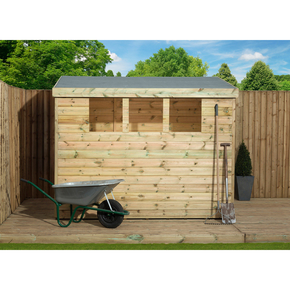 Empire Sheds 3000 6 x 6ft Tongue and Groove Wooden Pent Garden Shed Image 4