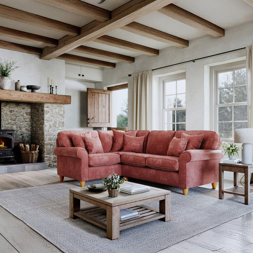 Sinatra 3 Seater Glory Deep Terra Right Hand Corner Sofa Image 3